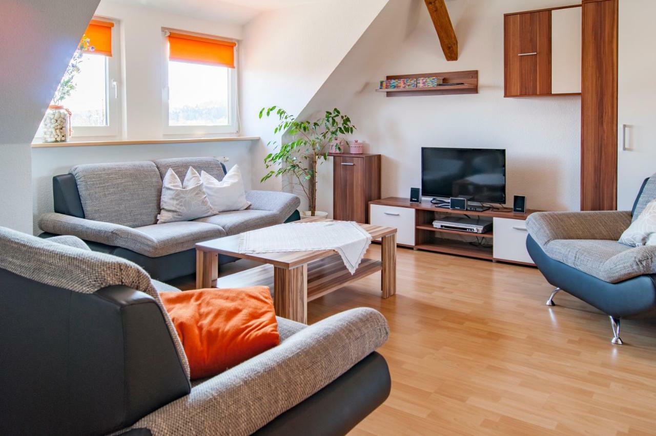 Dreiseitenhof Ferienwohnung Künzel Tharandt Exterior foto